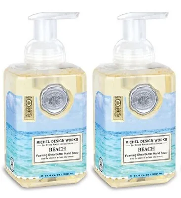 Michel Design Works Beach Foaming Hand Soap ~~ Set Of 2 ~~ • $24.99