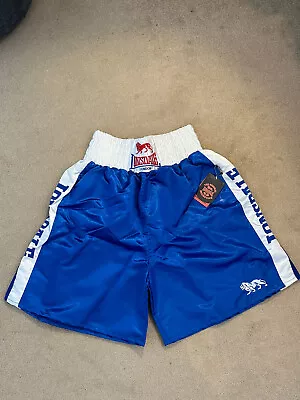 Lonsdale Thick Heavy Satin Boxing Shorts BNWT • £49.50