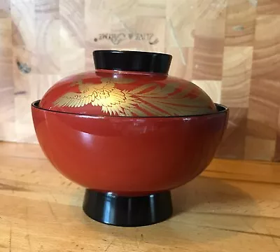 Japanese  Bowl Urushi Lacquer • £18