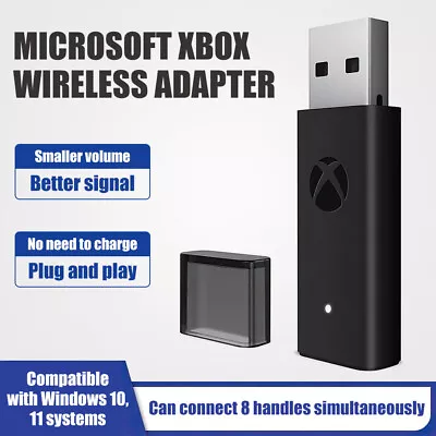New Wireless Xbox One Controller Adapter USB Receiver Microsoft Windows PC • $27.99