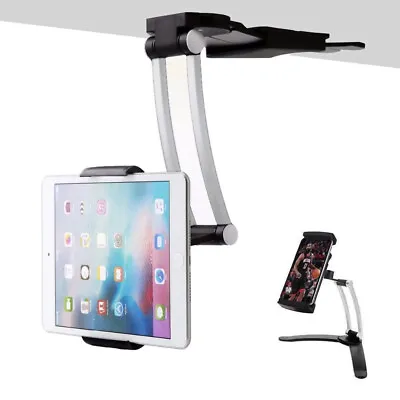 Wall Tablet Holder And Desktop Stand Mount Bracket For Kitchen Phone IPad Air • £17.99