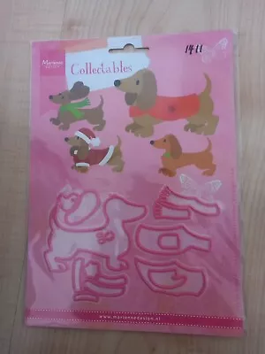 Marianne Design Collectables COL1411 Sausage Dog Dies (Eline's Dashchund) • £4.99