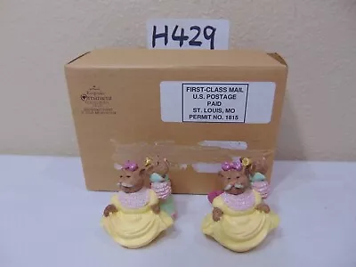 2 Hallmark Valentine Merry Miniature Cinderella Stepsisters Collector's Club • $21.99