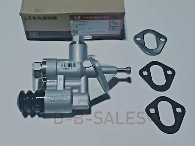 DCEC Cummins Fuel Lift Pump W/ Spacer 12V 3936316 4988747 94-98 Dodge 5.9 P7100 • $65