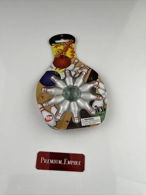 $7.99 • Buy Minature Bowling The Toy Network Game Pins Measure 1.5in