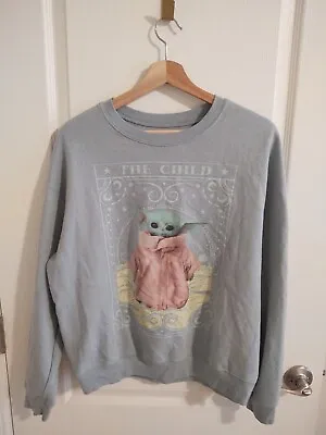 Star Wars Long Sleeve Sweater  M Petit Baby Yoda Grogu • $10