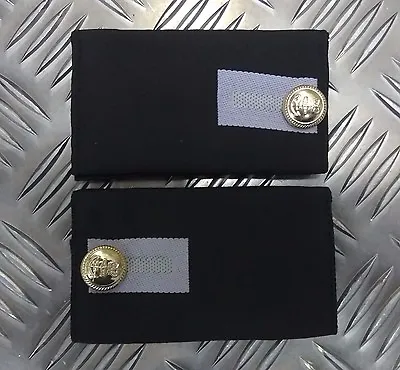 RN Midshipman Epaulette Shoulder Straps Complete With British Naval Buttons- NEW • £12.99