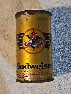 Vintage Budweiser Steel Beer Can - St Louis EMPTY Flat Top • $7.49