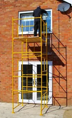 Steel Scaffolding Scaffold Tower 4 X 4 X 18' 6' Work Ht FREE DELIVERY INCLUDED • £437
