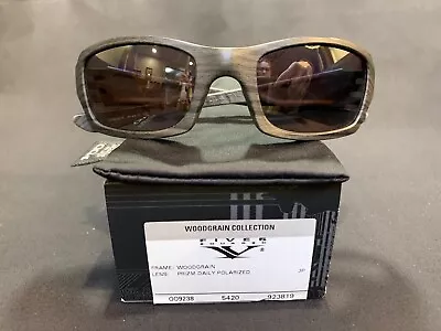 Oakley Fives Squared Polarized Sunglasses - Woodgrain Collection 009238 • $75