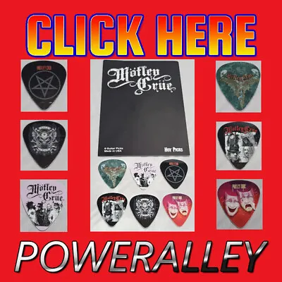 MOTLEY CRUE Guitar Picks - Hot Picks 6MOTRCS01 - 1 Of Each Pick • $7.99