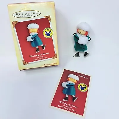 HALLMARK Keepsake 2004 WINTER IN PARIS Madeline CHRISTMAS ORNAMENT • $12.99