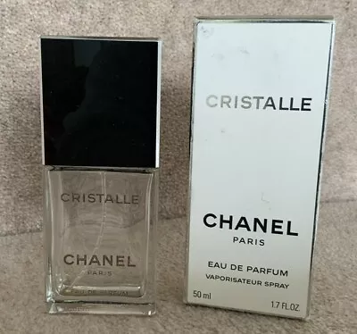 Chanel Cristalle Eau De Parfum 50ml Vaporisateur Spray EMPTY With Box FREE P&P • £12.95