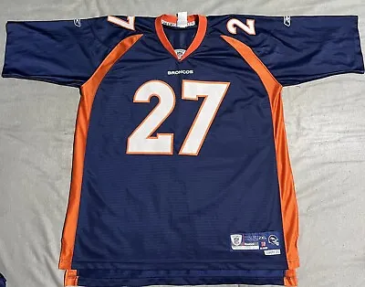 Denver Broncos Authentic Reebok Knowshown Moreno #27 Jersey Size 2XL +2 Length  • $29.99