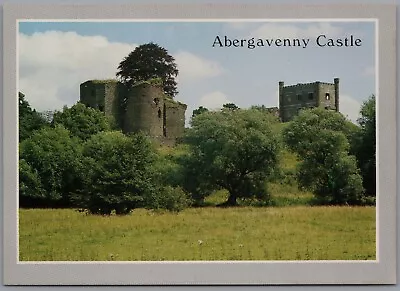 Abergavenny Castle Monmouthshire Wales Postcard • £5