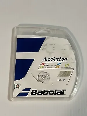 New Babolat Addiction 130/16 Tennis String!!! White Pack!!! • $14.99