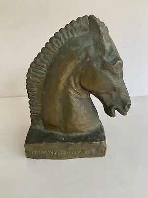 Art Deco Bronze Finish McClelland Barclay Horse Head  Bookend 1930-1940 Rare$Drp • $230