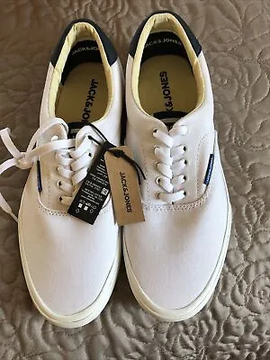 £25 • Buy Jack & Jones Men's White Deck Shoes Size 7 New.with Tag