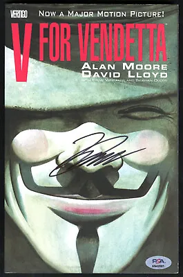 David Lloyd SIGNED V For Vendetta SC COMIC PSA/DNA CERT AUTOGRAPHED Alan Moore • $395