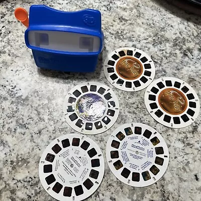 Vintage 1998 Blue View-Master 3D Slide Picture Viewer Toy View Master W/ Reels • $19.99