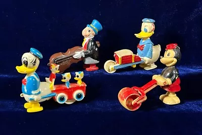 Lot Of FOUR Vintage Walt Disney / Marx RAMP WALKERS 1960s Donald Mickey MORE • $24.99