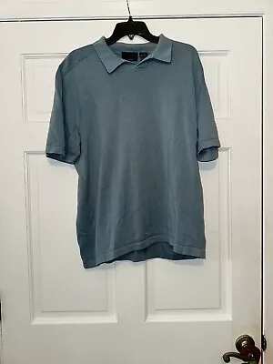 Men’s Light Blue J. Ferrar Extra Grande  Polo Shirt Sz X Large • $35