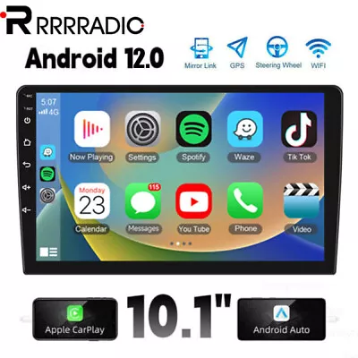 10.1  Touch Screen Double 2Din Car Radio Stereo Android 12 Carplay GPS Navi WiFi • $55.99