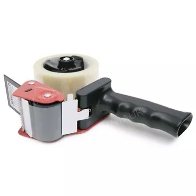 Rapesco 960 Heavy Duty Packing Tape Dispenser Hand Held Carton Sealer Black • £10.02