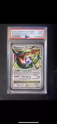 2009 Pokemon Rayquaza C LV. X Holo Platinum Supreme Victors 146/147 PSA 9 • $206.05