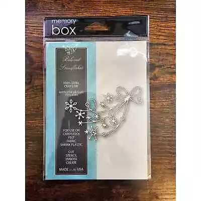 Memory Box Beloved Snowflake Steel Die Winter Style 99044 • $10.80