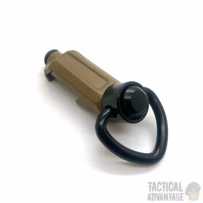 Dark Earth Rail Sling Attachment RSA Point Mount W QD Swivel Airsoft 20mm Weaver • £7.95