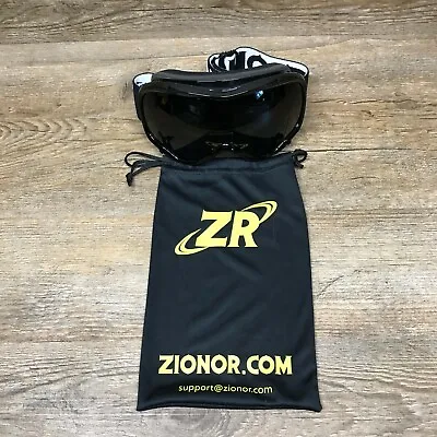 Zionor Zr Ski Snowboarding Goggles Black With Case Condition Is Pre-Owned • $14.99