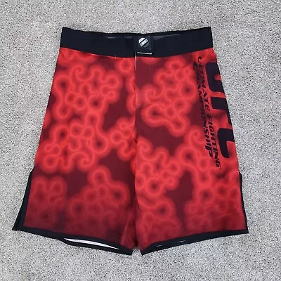 UFC Shorts Mens 30 Red MMA Martial Arts 10  Fight Shorts • $19.99