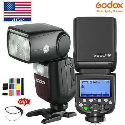 $206.10 • Buy US Godox V860III-N 2.4G TTL HSS 1/8000s Flash Speedlite Light For Nikon Camera