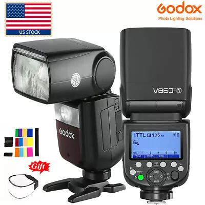 $206.10 • Buy US Godox V860III-N 2.4G TTL HSS 1/8000s Flash Speedlite Light For Nikon Camera