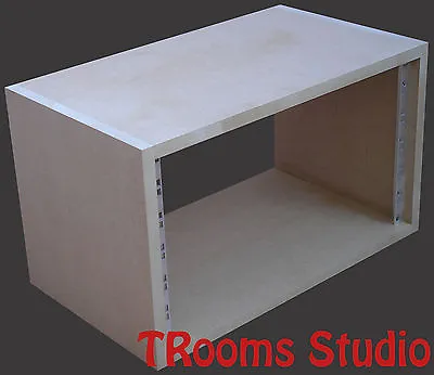 6u UNIT 19  INCH  RACK CABINET RECORDING STUDIO FURNITURE 300mm Deep • £33.99