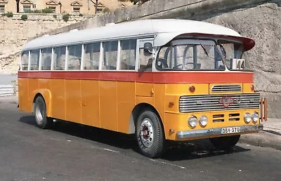 Colour Negative Malta Bus Bedford SB DBY370 • £1.15