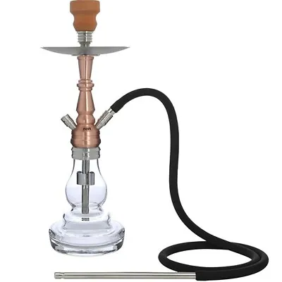 22″ Mini Robusto Stainless Steel Hookah With 1 Silicone Hose Rose Gold • $175