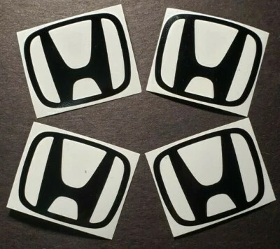 $5.76 • Buy (4) Car Logo Decal Wheel Center Caps Sticker For Honda Accord Civic CRV VTec Si