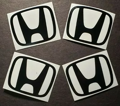 (4) Car Logo Decal Wheel Center Caps Sticker For Honda Accord Civic CRV VTec Si • $5.50