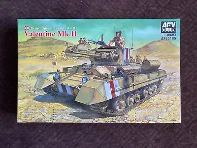 AFV Club Valentine Mk.II 1/35 Scale Model Kit NEW • £16