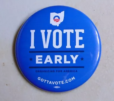 Barack Obama 2008 Ohio Campaign Pin Button Political • $0.99