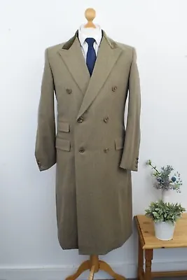 £1995 • Buy HUNTSMAN & SONS Bespoke Whipcord Covert Coat Size 40R/50R Overcoat Mr Porter