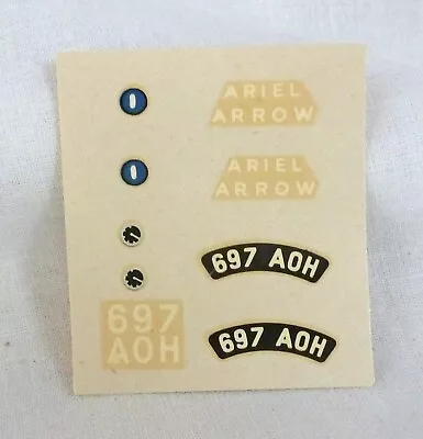 £4.95 • Buy Airfix Ton Up Tony Ariel Arrow Motorcycle Original Decal Sheet