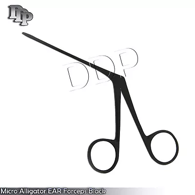 1 Micro Alligator EAR Forceps 3.5  Sinus Black Coated Surgical ENT Instruments • $8.90