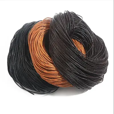 2M/3M/4M/5M Round Real Genuine Craft Jewellery Leather String Cord Lace Thong • £2.27