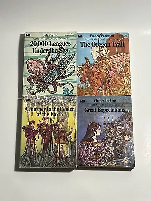 VTG Moby Books Illustrated Classic Edition Pocket Book Lot 4 Pre-Owned • $12.50