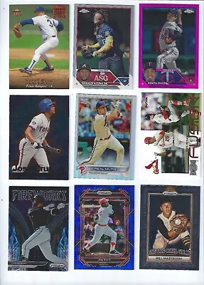 18 MLB Inserts/Parallels; Nolan Ryan Ronald Acuna Jr. Kenta Maeda Jose Cruz J • $1.99
