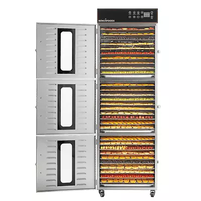 BenchFoods Heavy Duty Stainless Steel Commercial Food Dehydrator - 30 Mesh Trays • $3199