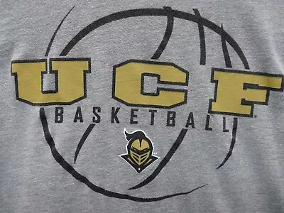 UCF Basketball Tee Shirt Gray Medium • $7.50